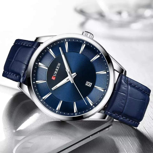 CURREN 8365 Top Brand Luxury Mens Watches Male Clocks Date Sport Military Clock Leather Strap Quartz Business Men Watch