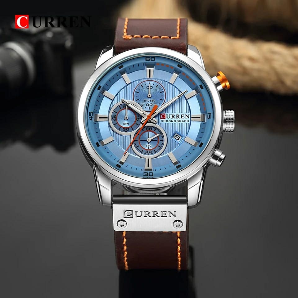 New Top Brand Luxury CURREN Fashion Leather Date Quartz Men Watches Casual Business Male Wristwatches Clock Montre Homme 2020