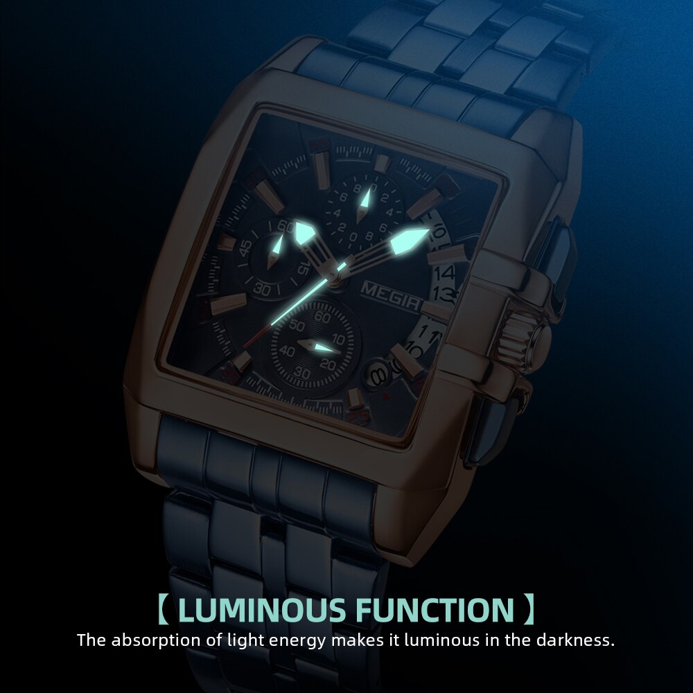 Men square watch MGE46