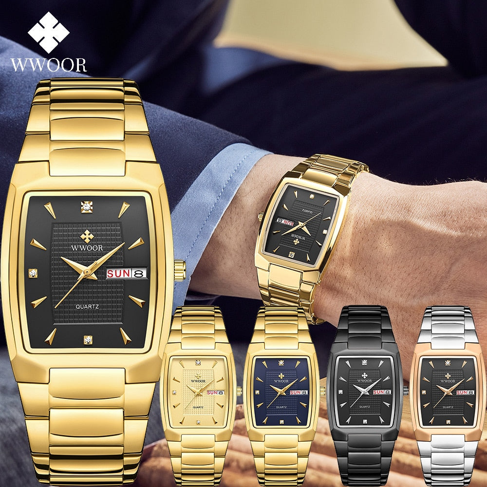 Men quartz day and date