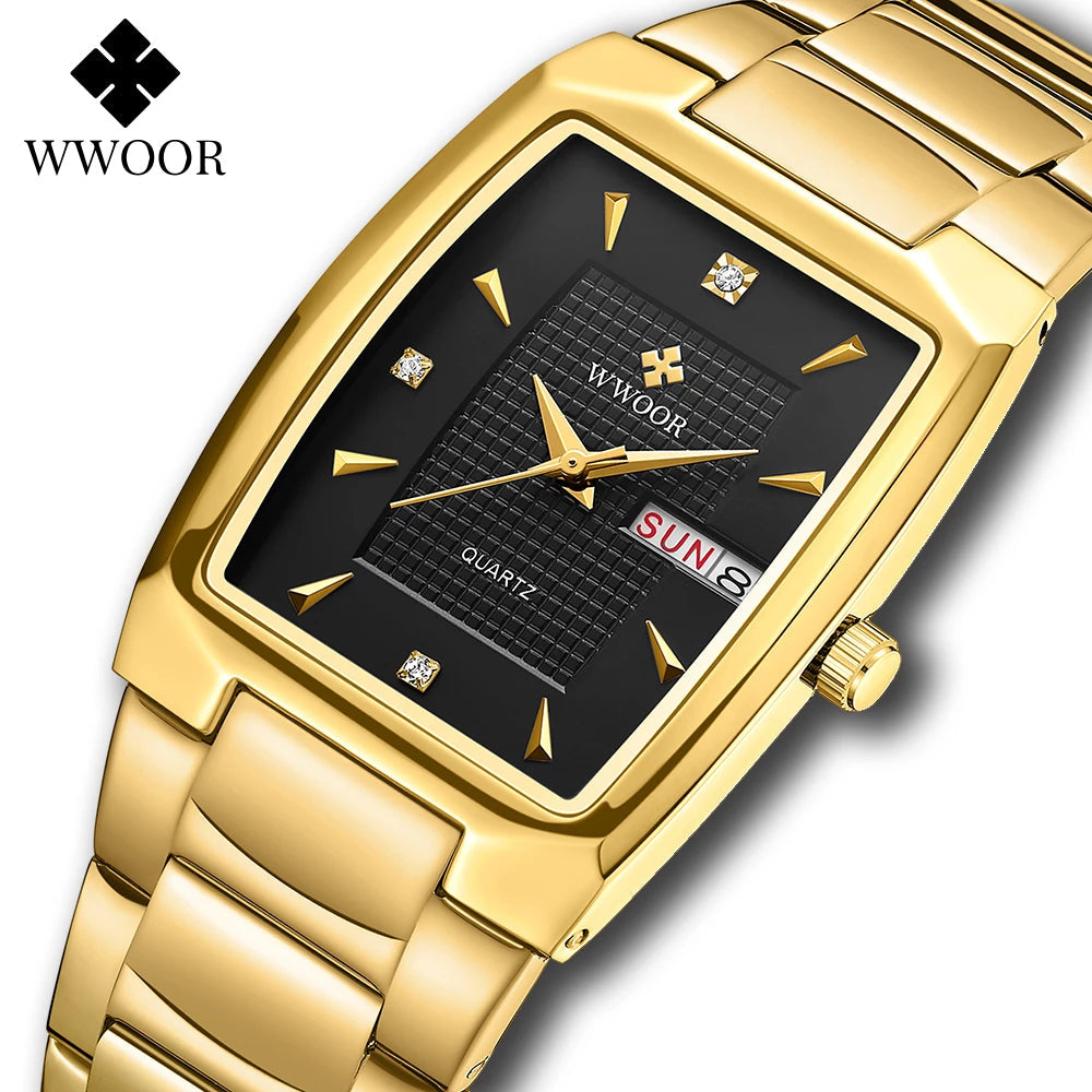 Men quartz day and date