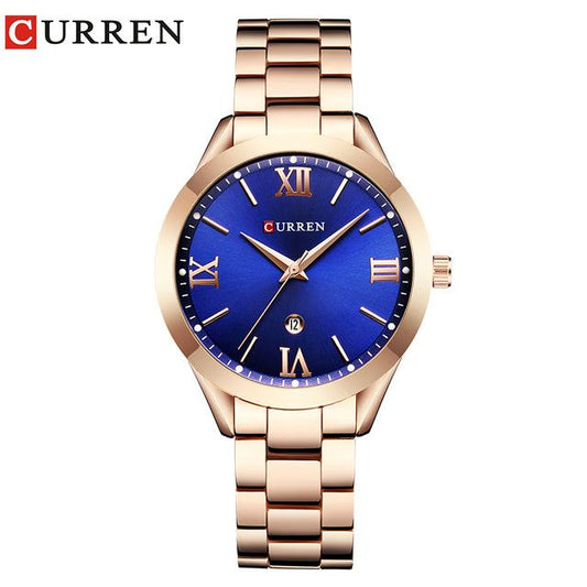 CURREN 9007 Luxury Women Watch Famous Brands Gold Fashion Design Bracelet Watches Ladies Women Wrist Watches Relogio Femininos