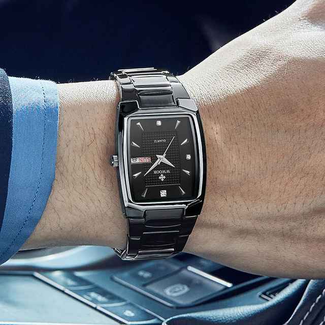 Men quartz day and date