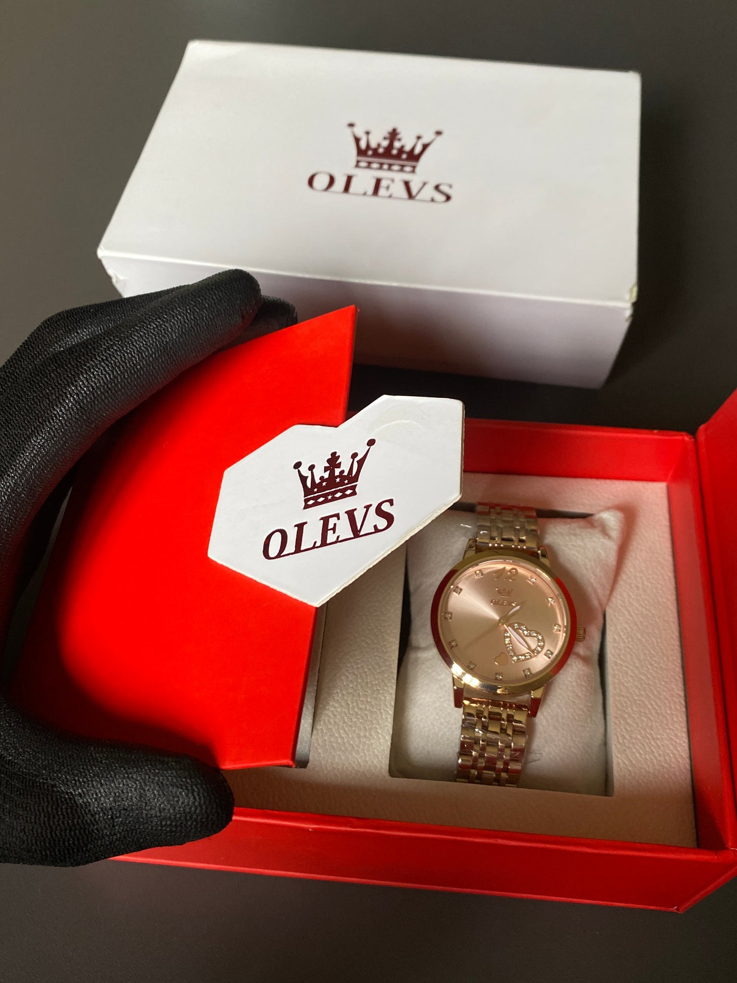OLEVS WATCH AND NECKLACE PACKAGE
