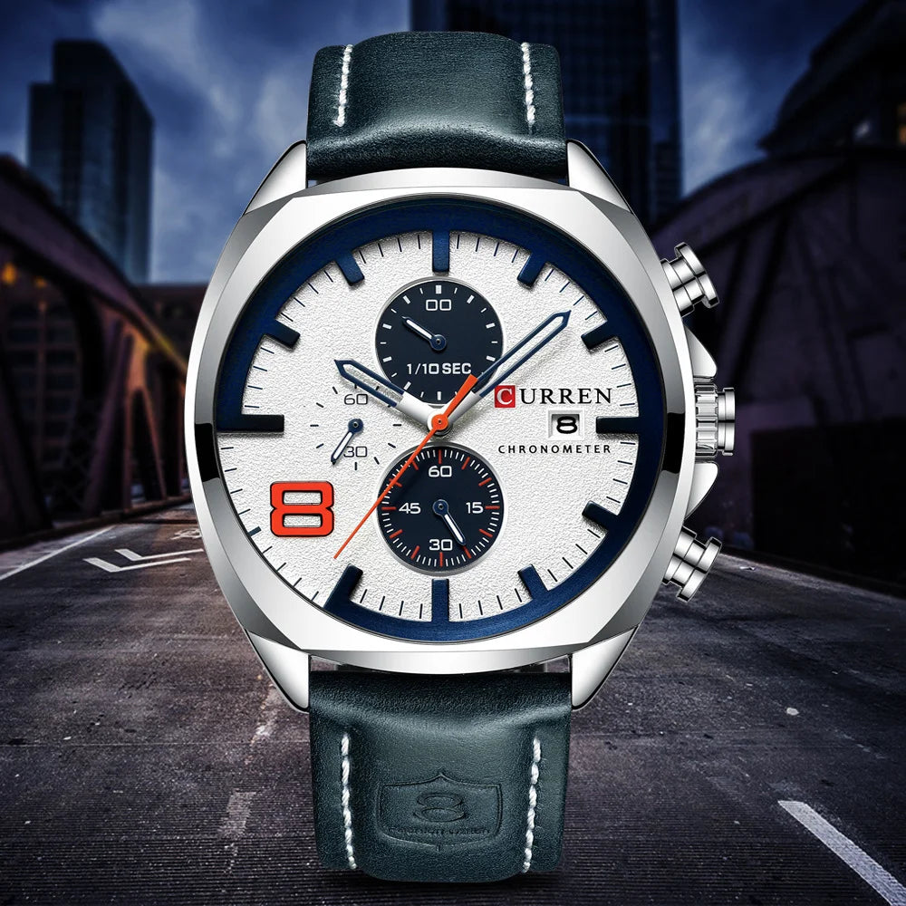 CURREN 8324 QUARTZ CHRONOGRAPH WATCH