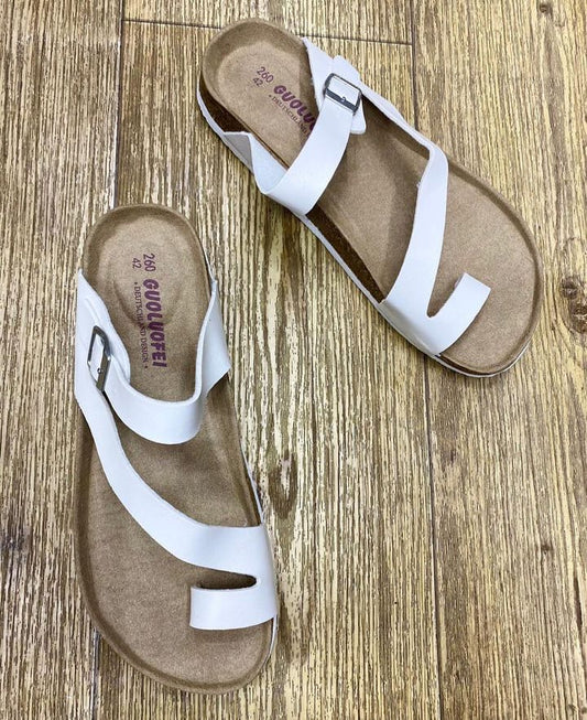 Toe ring Cork sandals