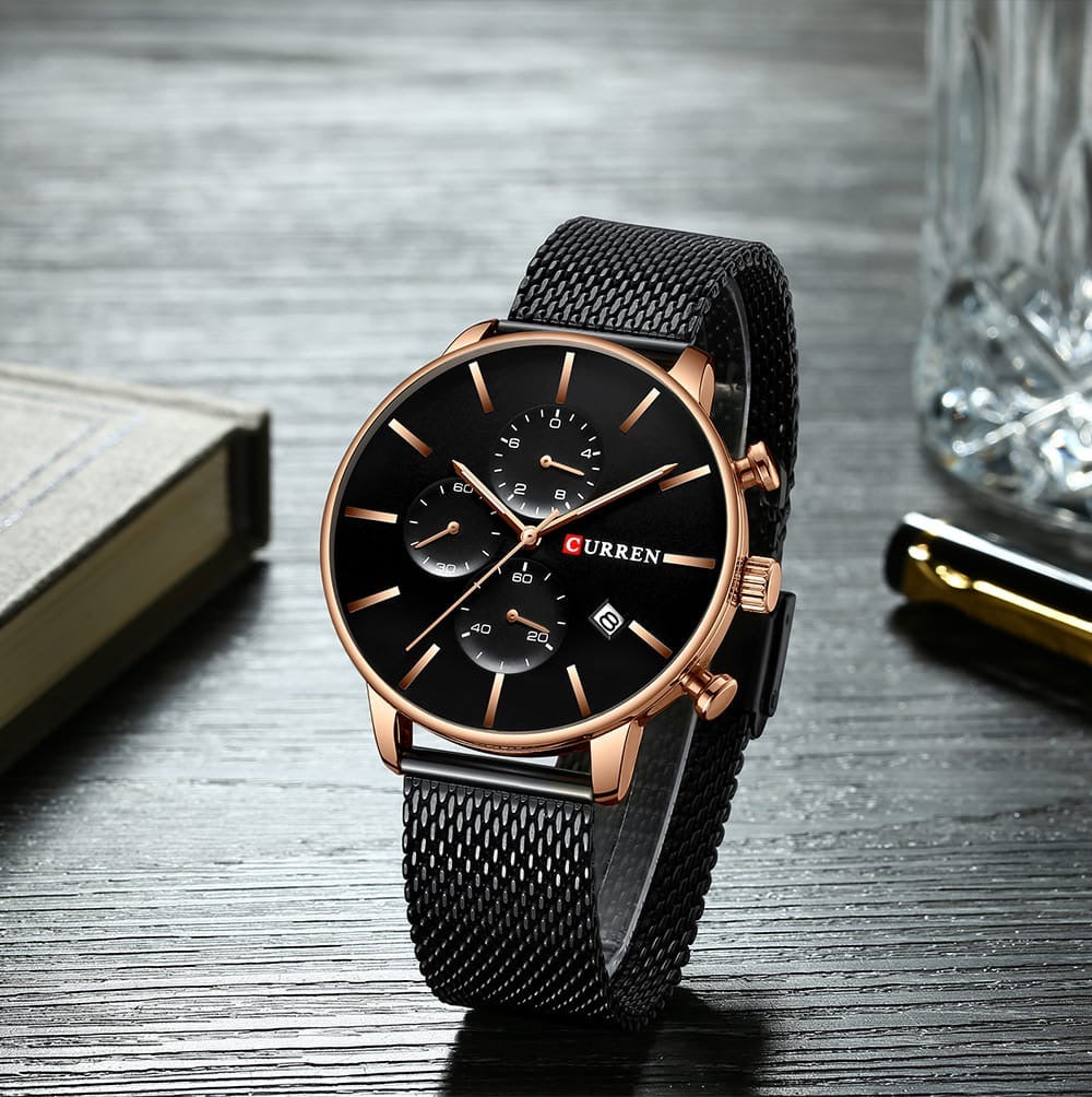 Gents curren 8339 chronograph watch