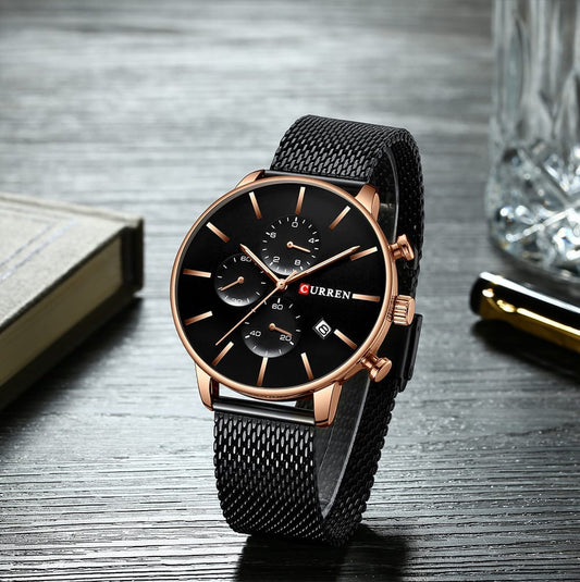 Gents curren 8339 chronograph watch