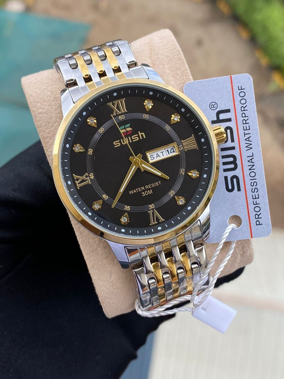 GENTS GIFT SET OF A WATCH, A WALLET AND A BELT ALL PACKED (Kindly choose items to include from the variance)