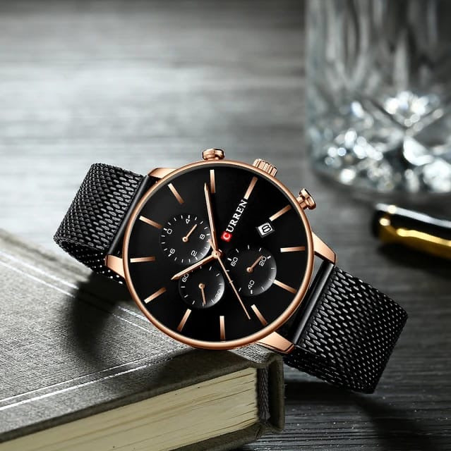Gents curren 8339 chronograph watch