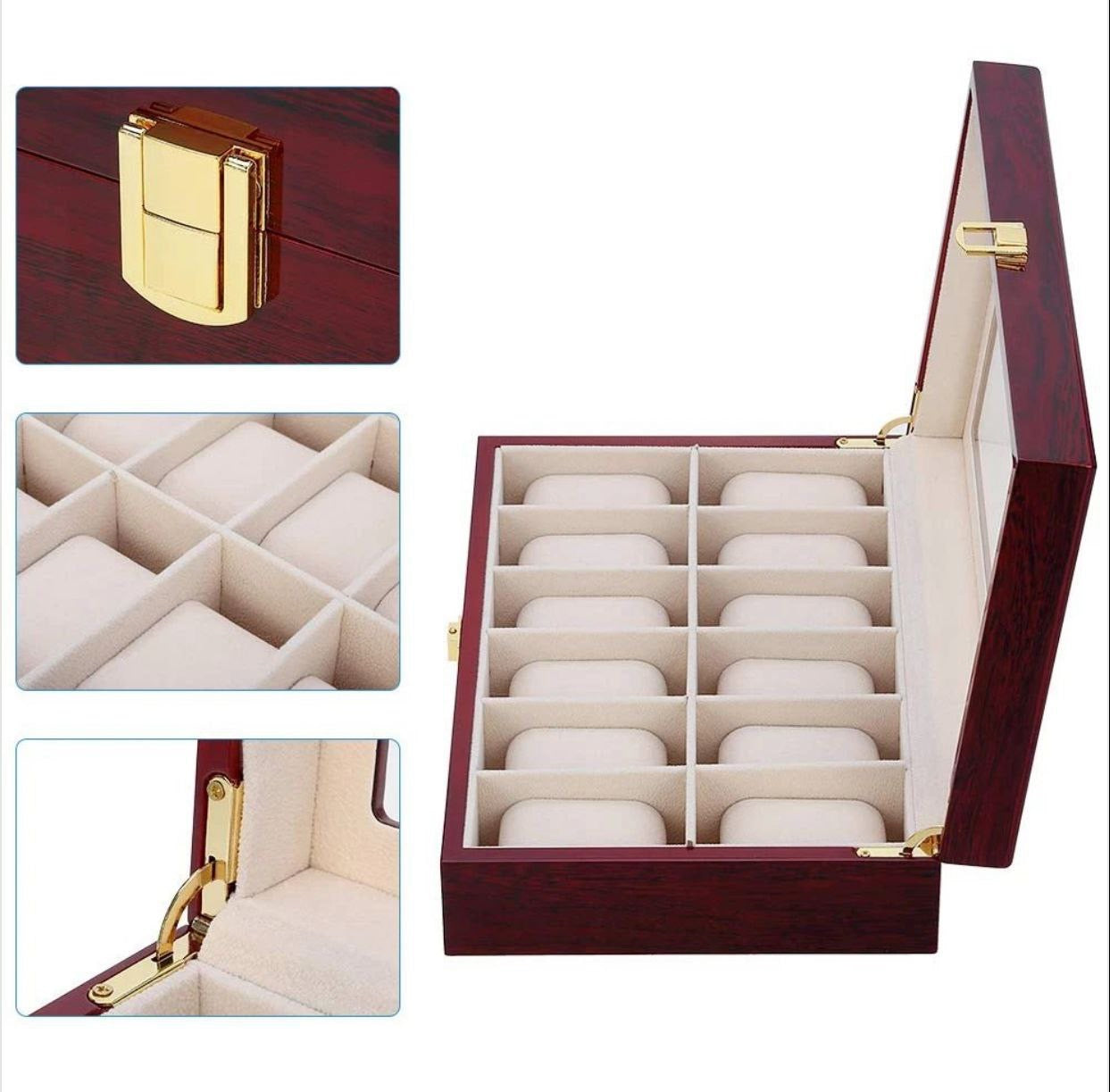 Wooden watch organiser