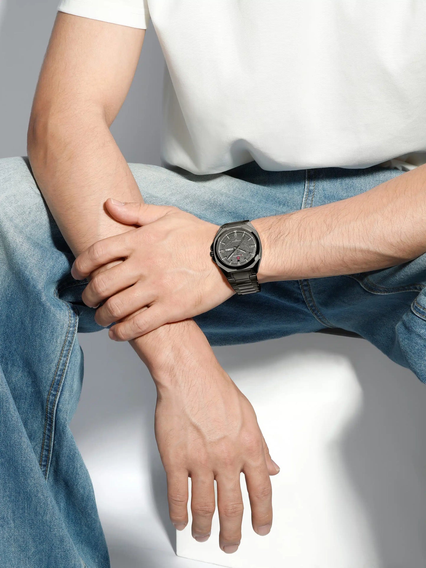 Gents Naviforce NF9273 Day date watch
