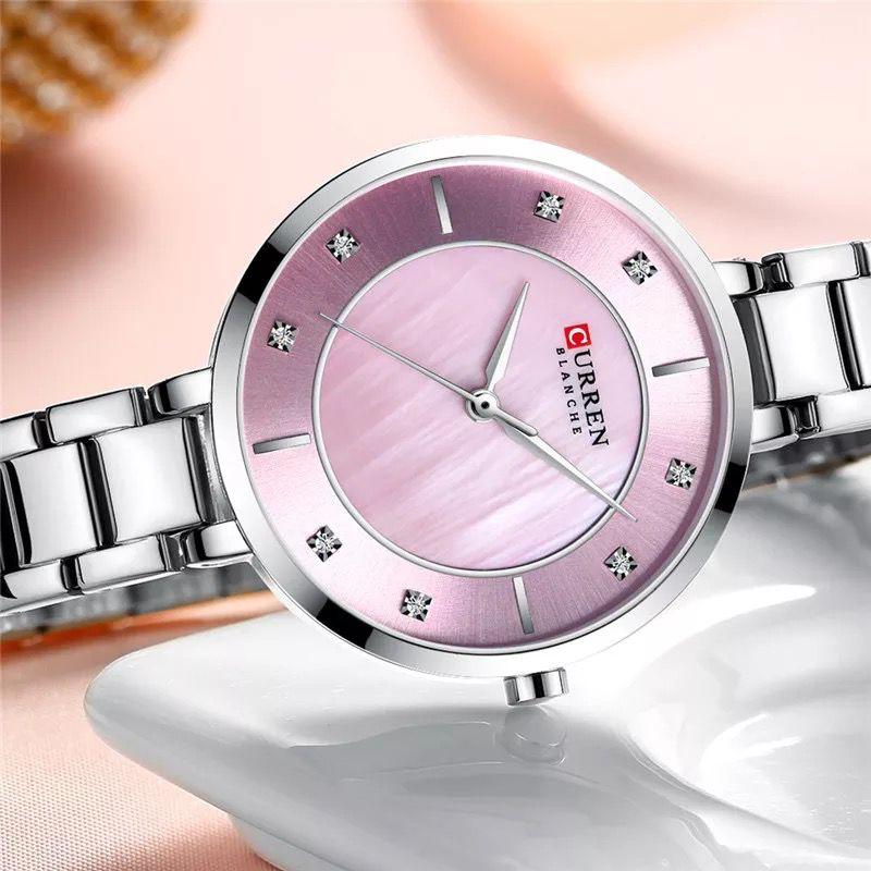 Curren Woman Watches Rose Gold Top Brand Luxury Watch Women Quartz Waterproof Women's Wristwatch Ladies Girls Watches Clock