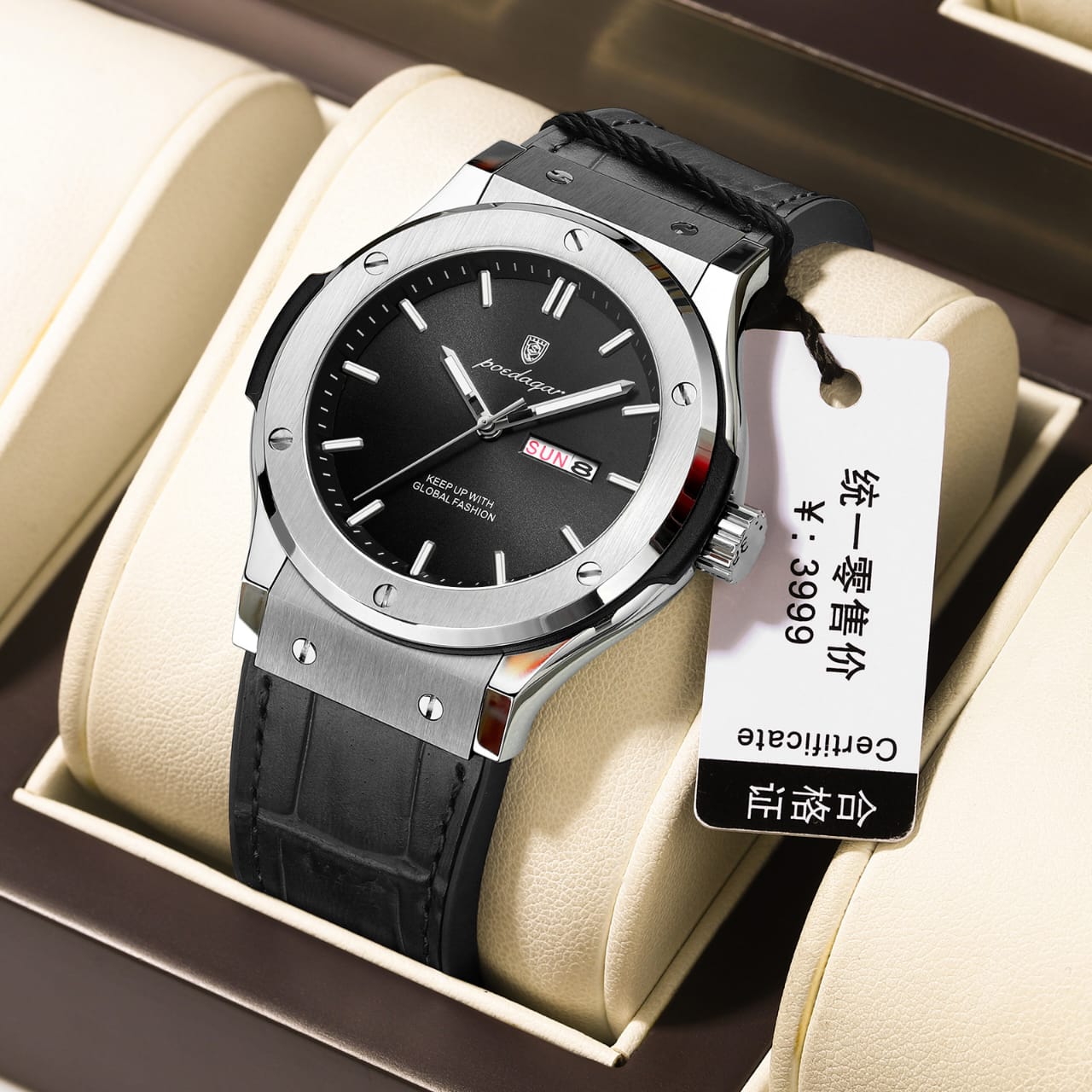 Poedagar Gents 952 day and date watch