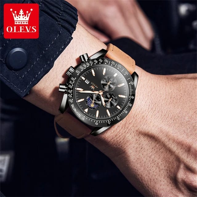 Olevs 9980 Chronograph watch