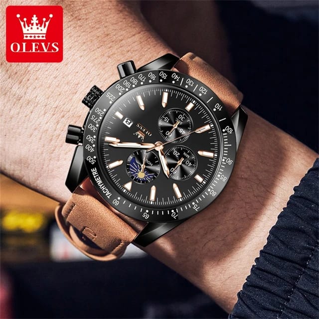 Olevs 9980 Chronograph watch