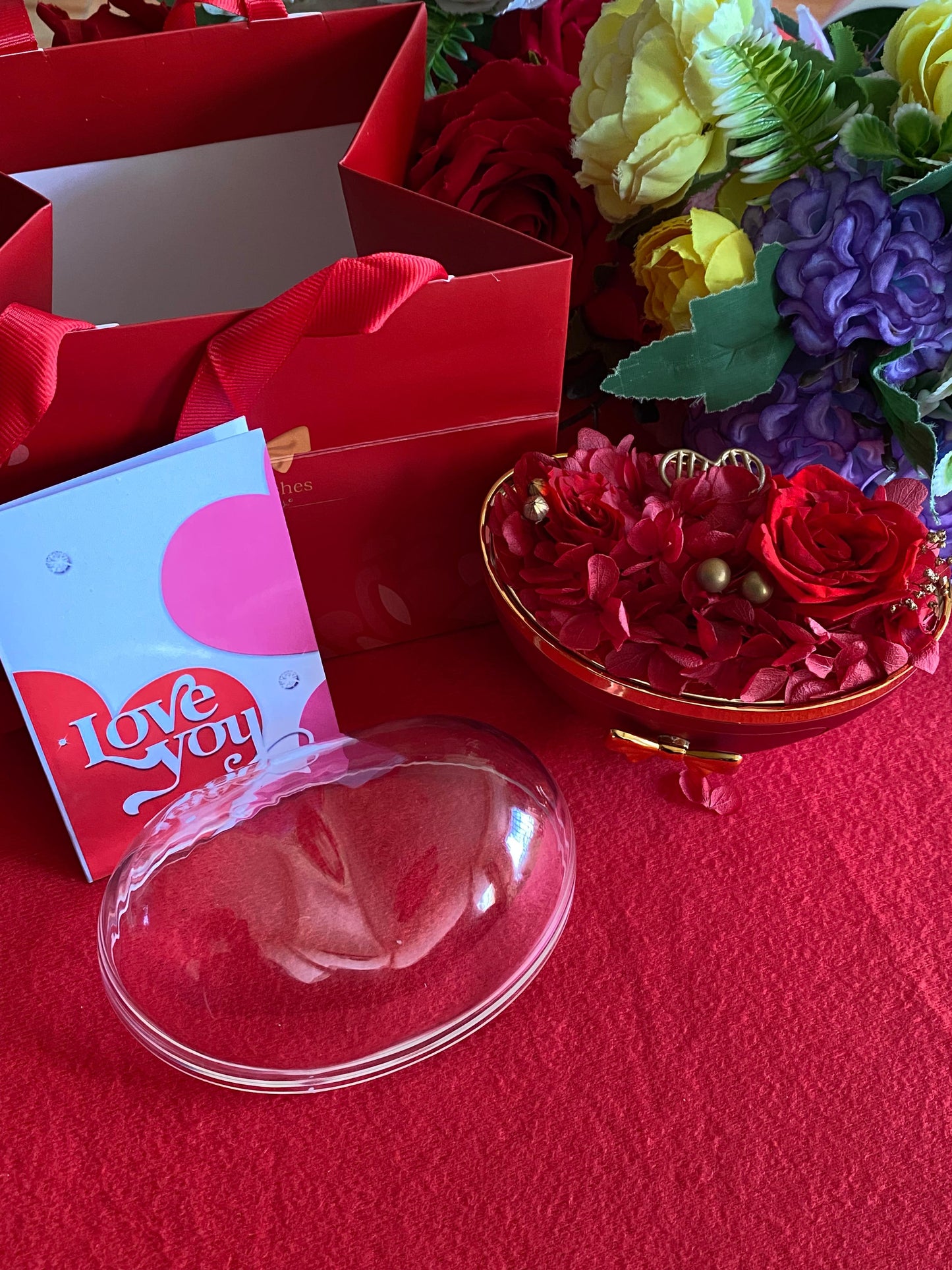 Heart necklace package
