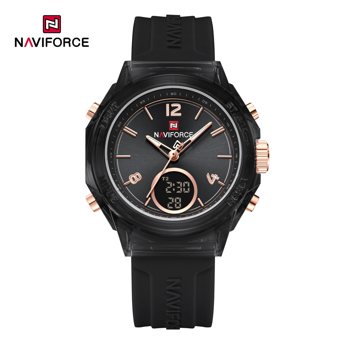 The Naviforce NF7109 Unisex Sport Watch (Pastel Pink)