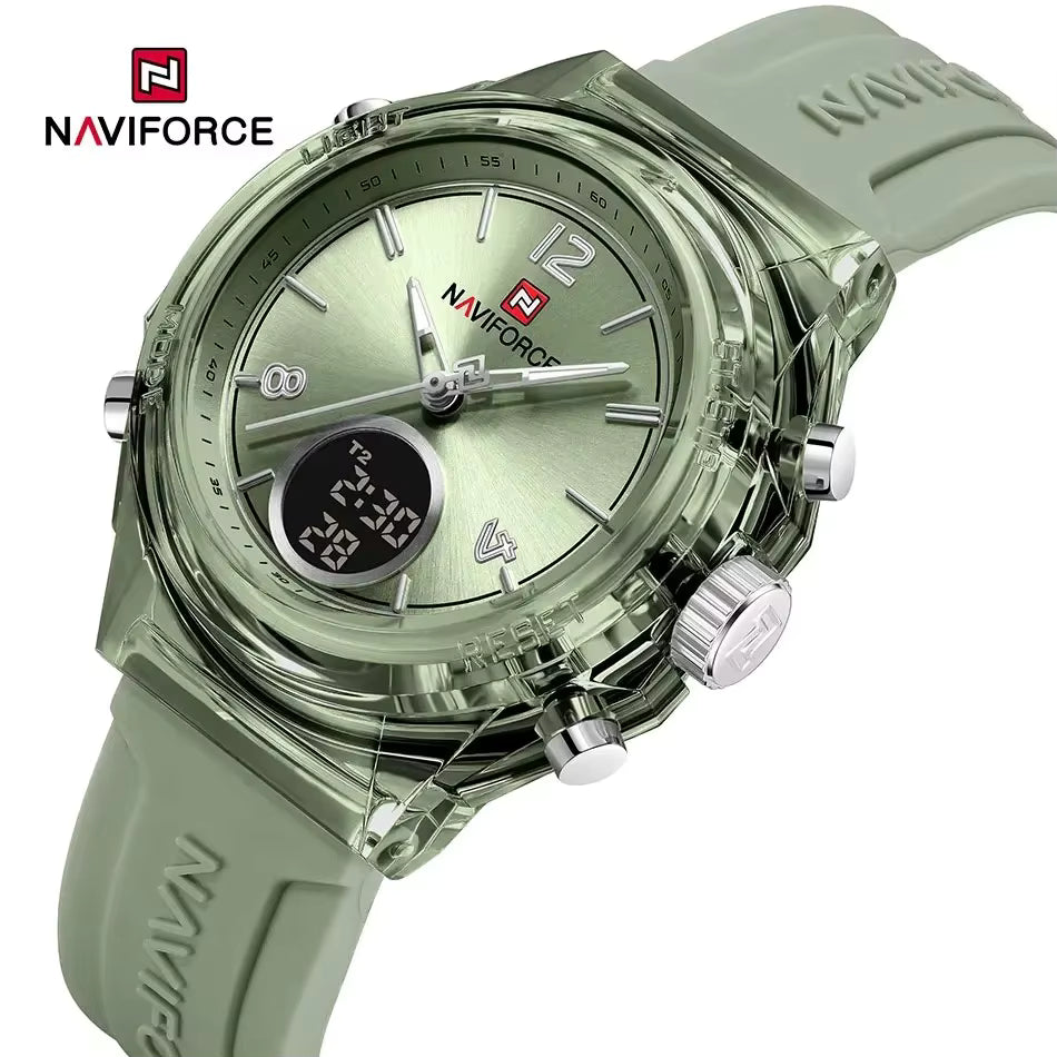 The Naviforce NF7109 Unisex Sport Watch (Pastel Pink)