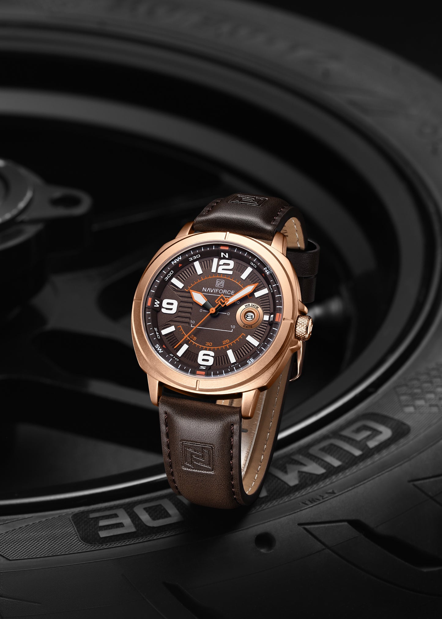 The Naviforce NF8078 Men's Watch (Earth Tone Edition)