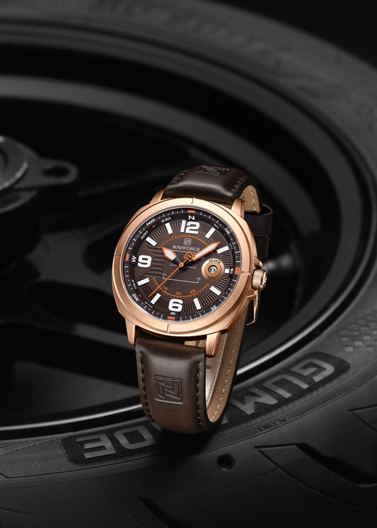 The Naviforce NF8078 Men's Watch (Earth Tone Edition)