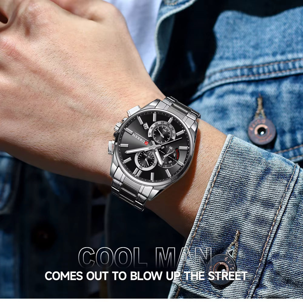 CURREN 8475 Men's Chronograph Watch