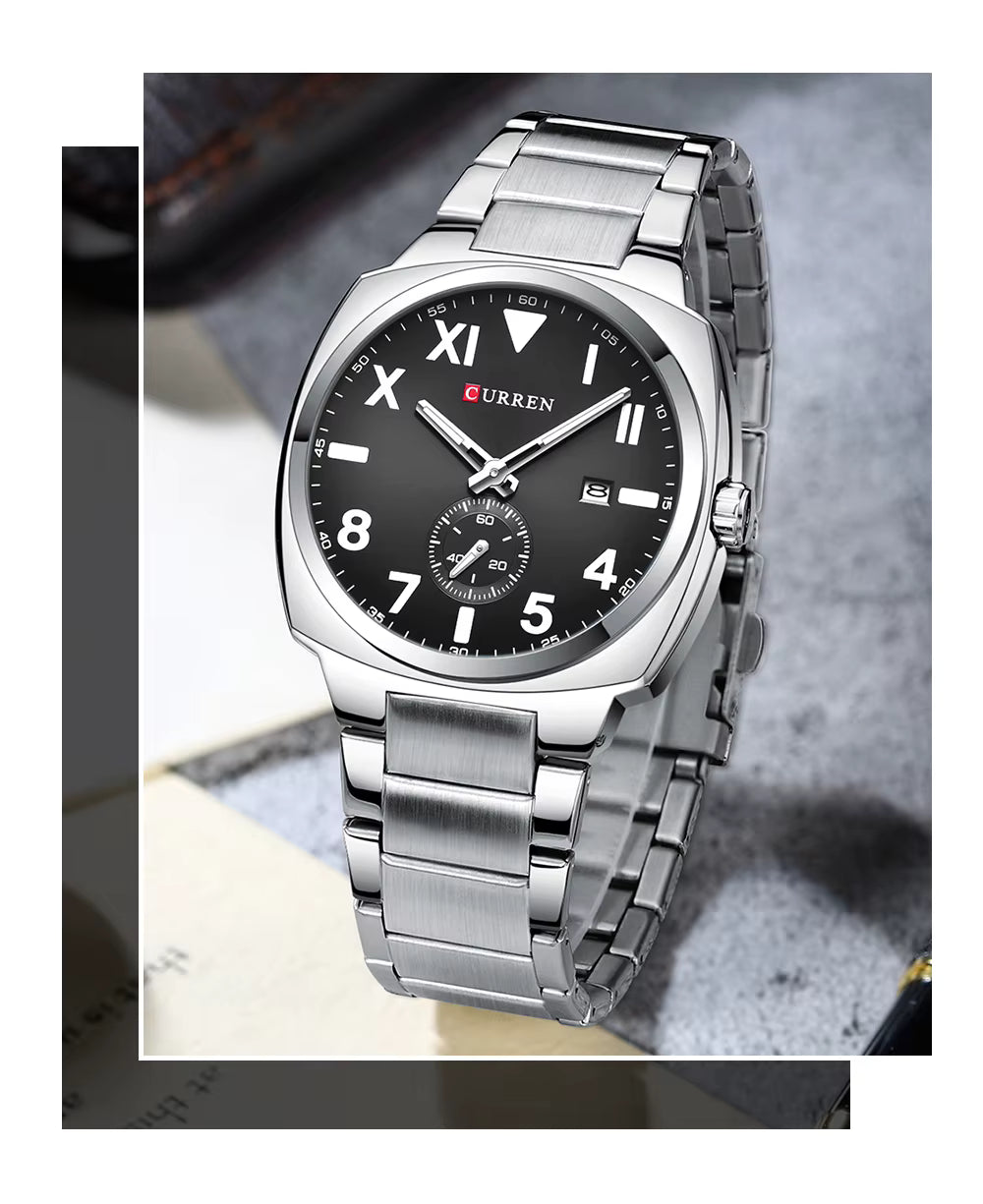 CURREN 8472 Men's Stainless Steel Watch