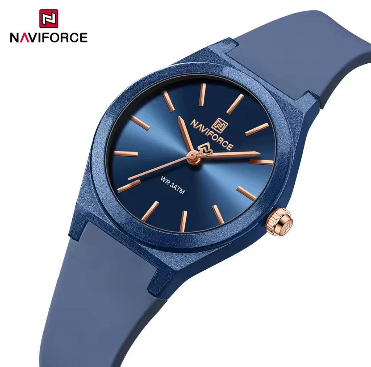 LADIES Naviforce NF 5056Japan Quartz Women's Watch– Elegant, Sparkling Detail 30M Water Resistance