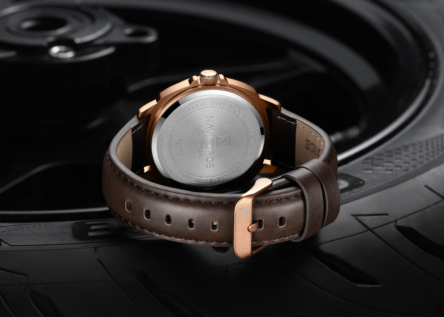 The Naviforce NF8078 Men's Watch (Earth Tone Edition)