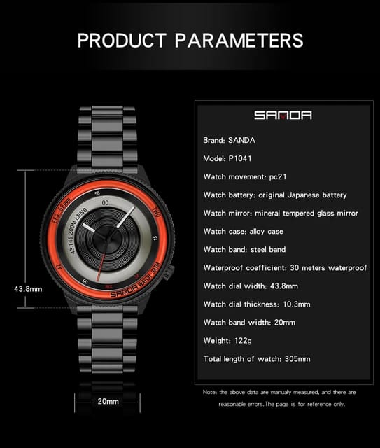 Sanda Gents watch 1041