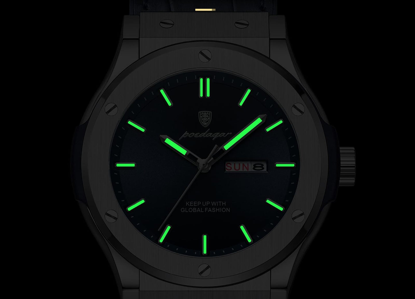 Poedagar Gents 952 day and date watch