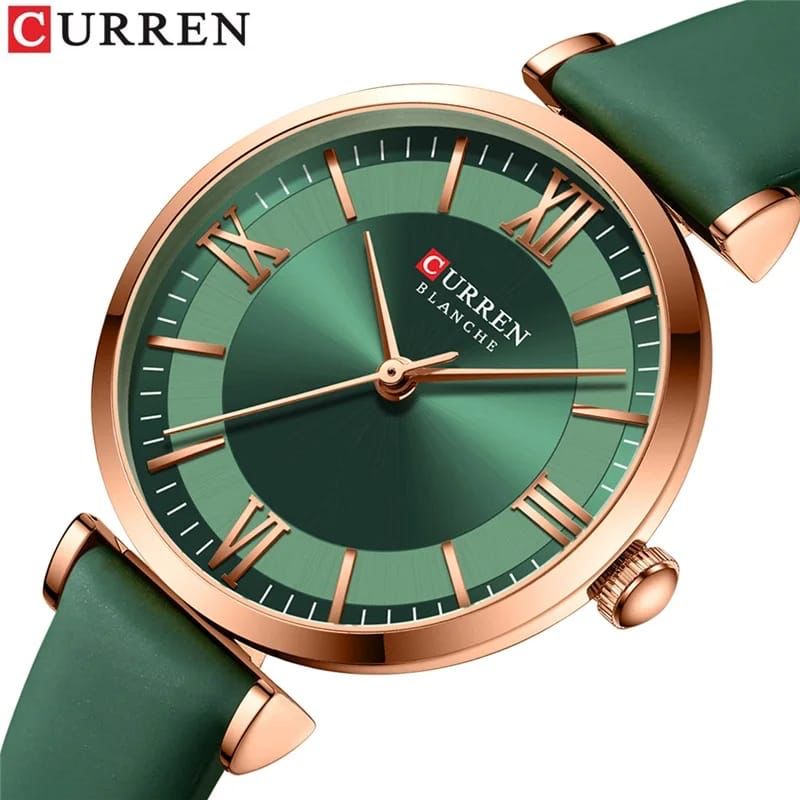 CURREN CASUAL CLOCK LEATHER QUARTZ WATCH