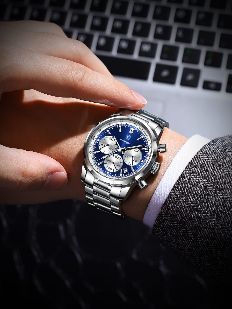 Poedagar 921 Chronograph Business watch