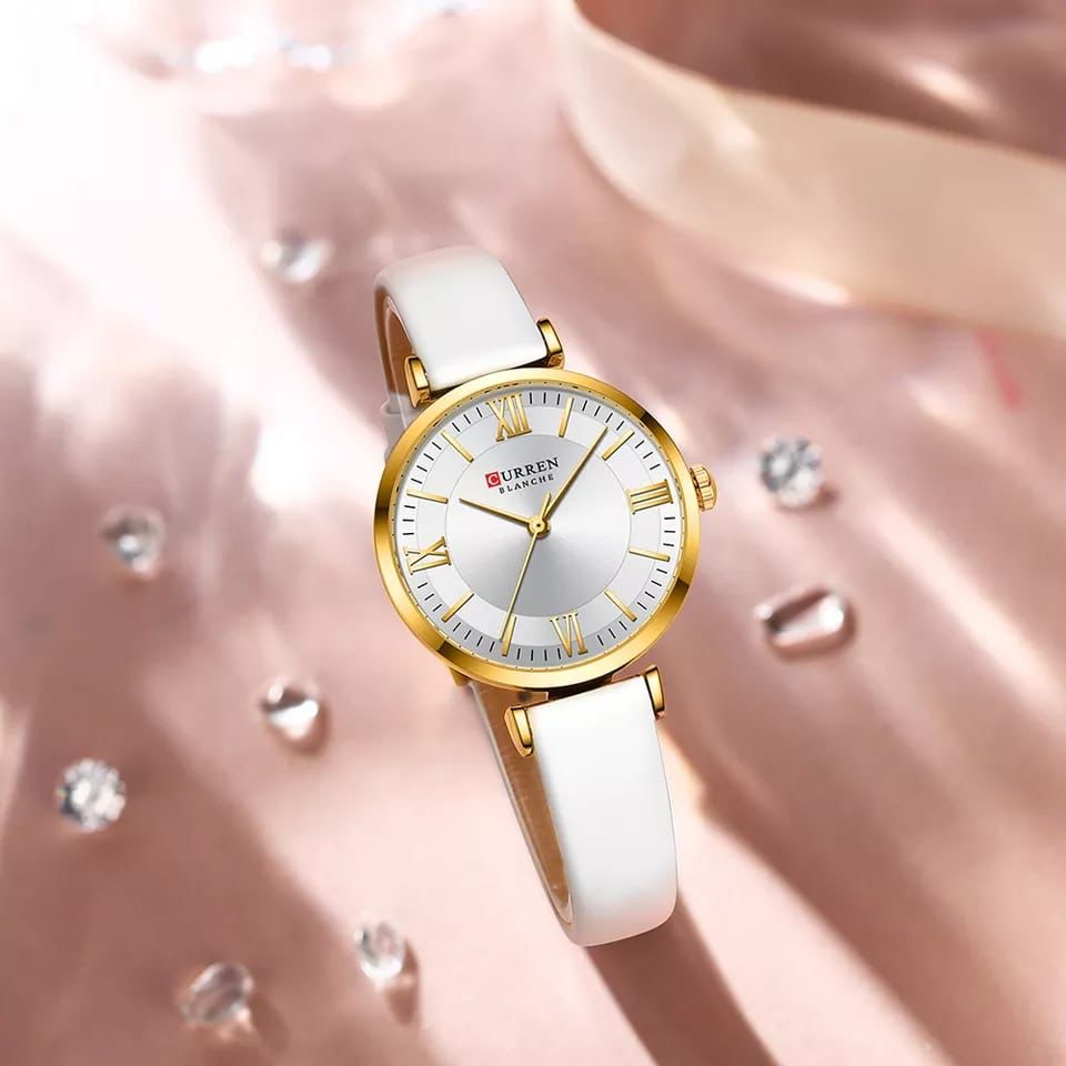 CURREN CASUAL CLOCK LEATHER QUARTZ WATCH
