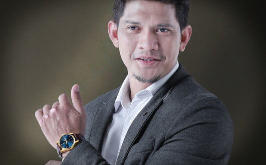 A1 OLEVS 6898 Leather strap watch