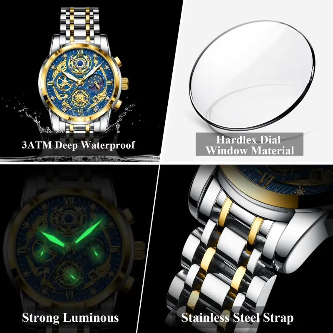 Poedagar 984 Chronograph Business watch