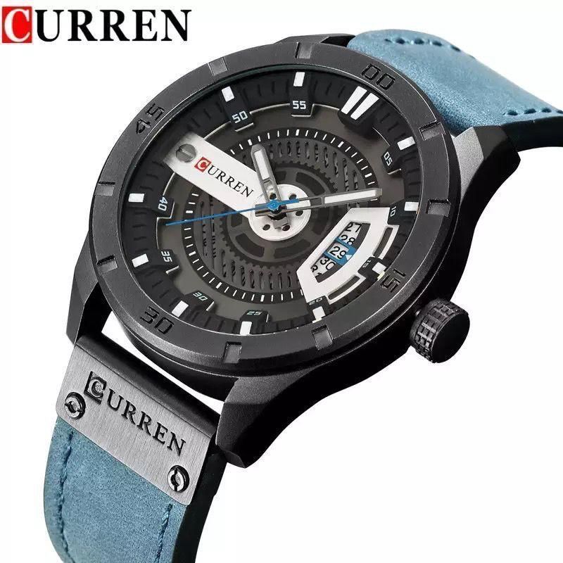 Luxury Watch Brand CURREN Men Military Sports Watches Men's Quartz Date Clock Man Casual Leather Wrist Watch Relogio Masculino