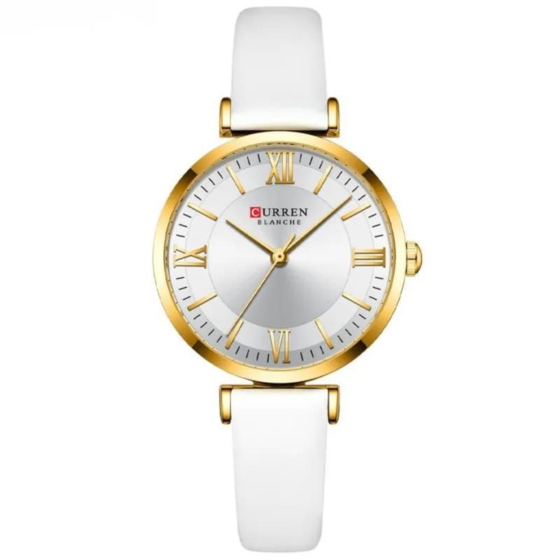 CURREN CASUAL CLOCK LEATHER QUARTZ WATCH