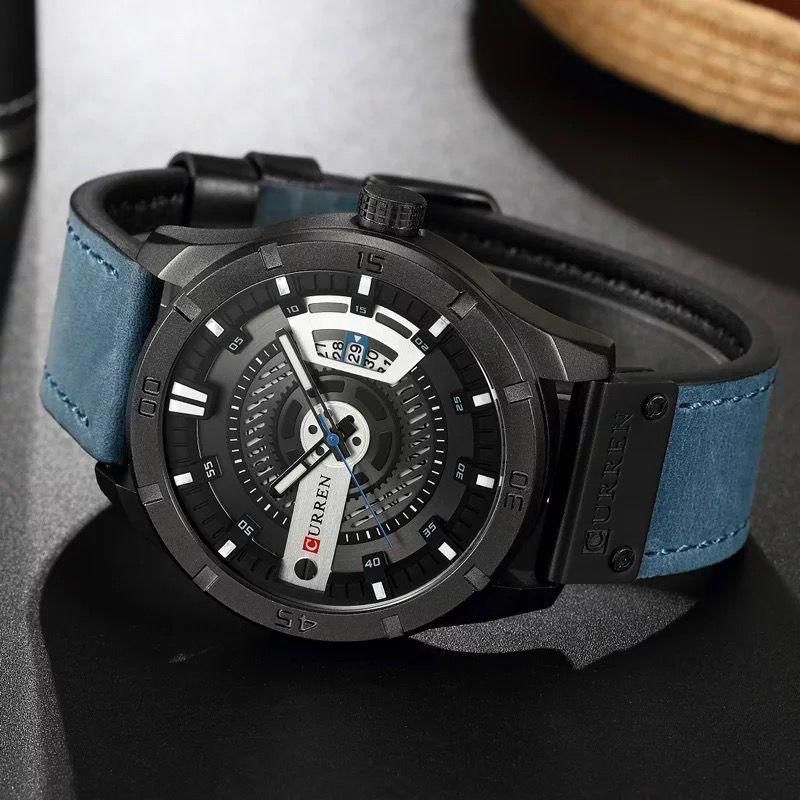 Luxury Watch Brand CURREN Men Military Sports Watches Men's Quartz Date Clock Man Casual Leather Wrist Watch Relogio Masculino