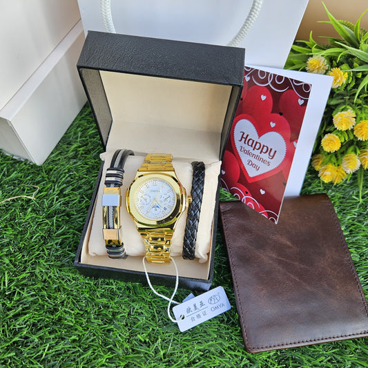 Gent's 4 in 1 Watch gift package