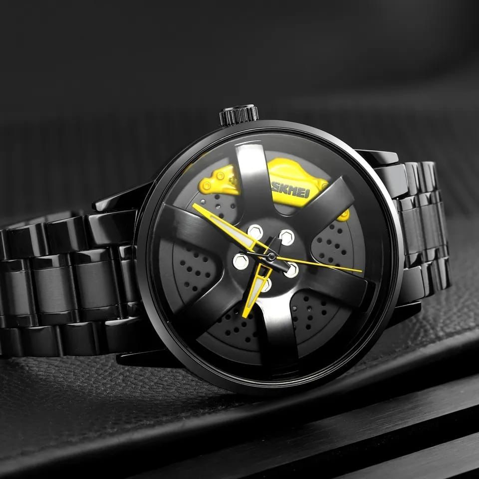 SKMEI 1787 ROLLING CAR WHEEL WATCH