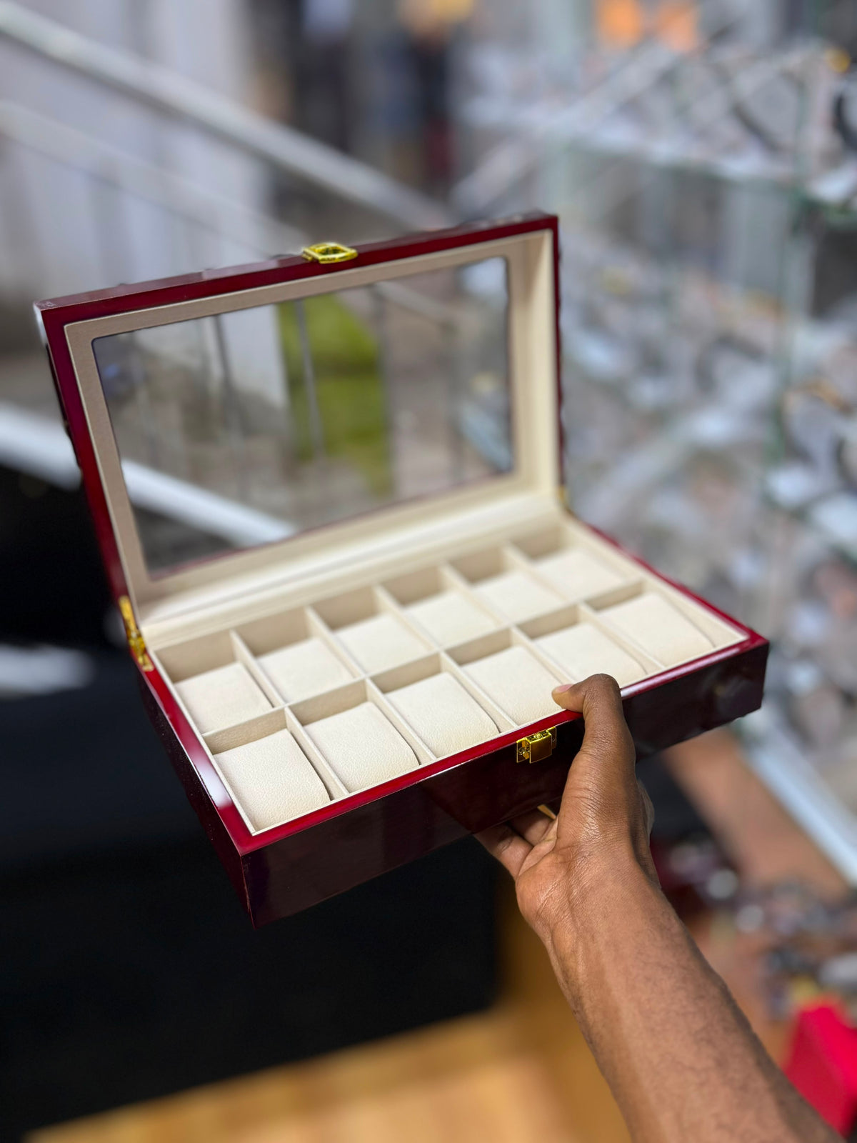 WOODEN  WATCH ORGANIZERS