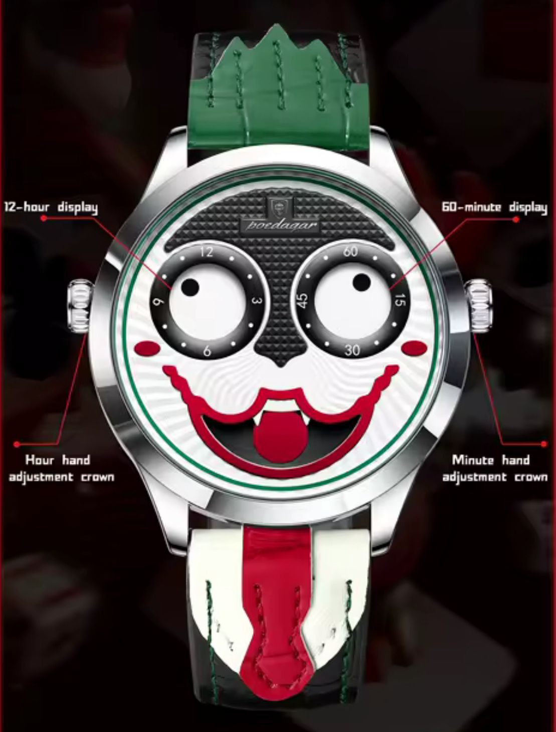 Poedagar 676 Unique watch