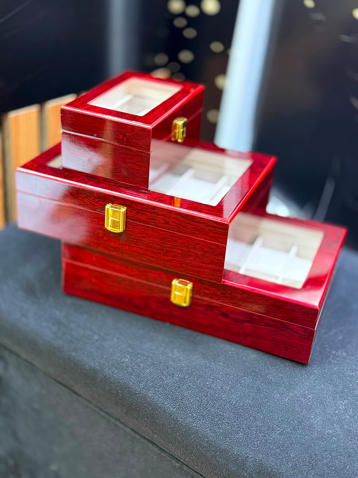 WOODEN  WATCH ORGANIZERS