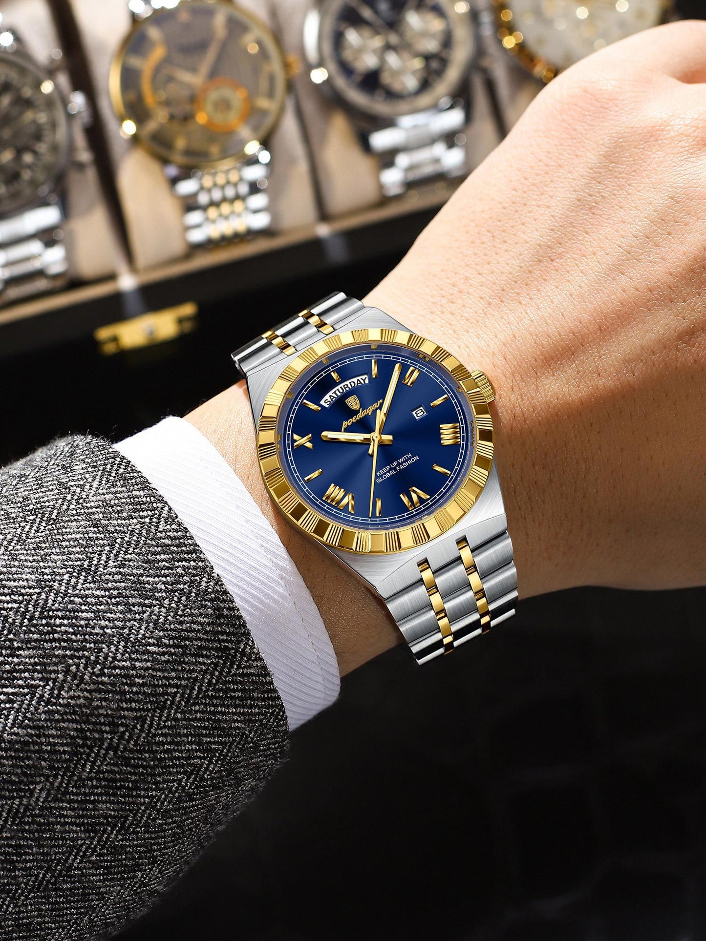 Poedagar 675 Day and date Business watch