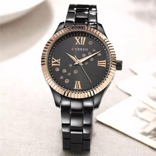 LADIES CURREN 9009 ELEGANT LUXURY WATCH