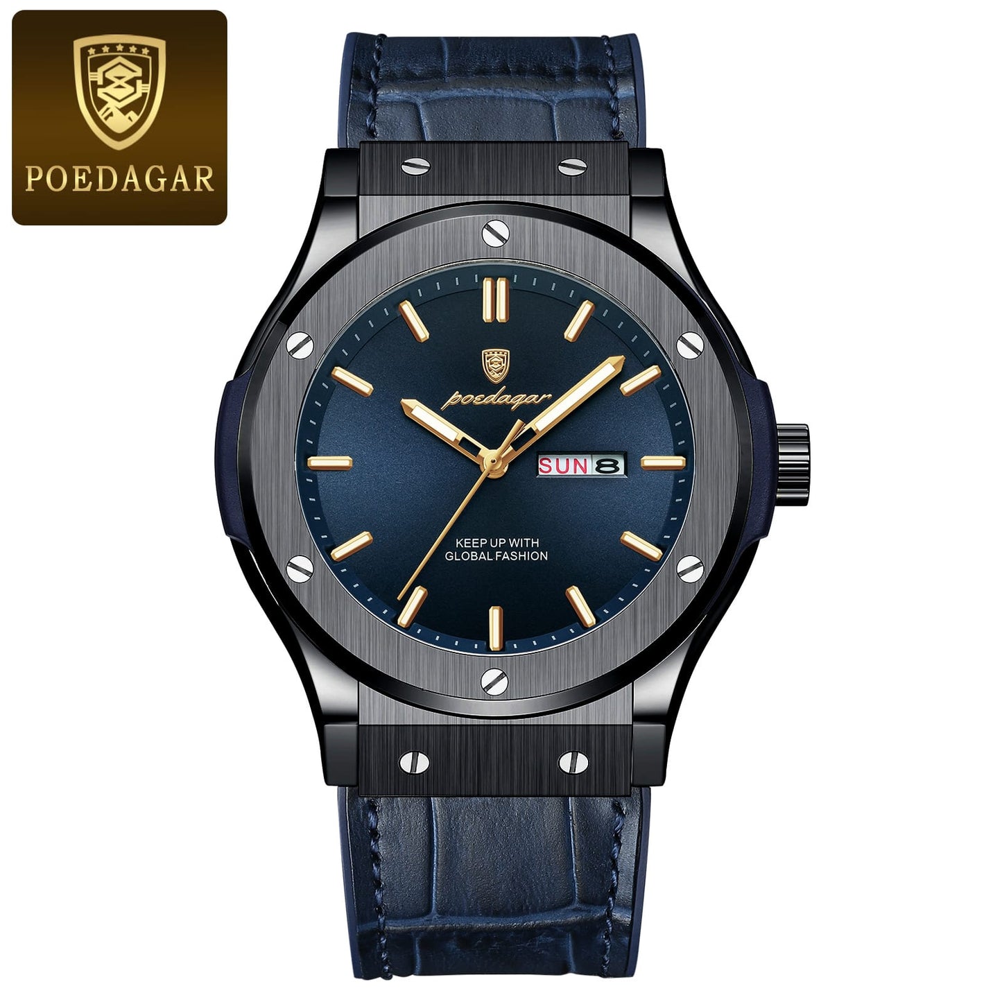 Poedagar Gents 952 day and date watch