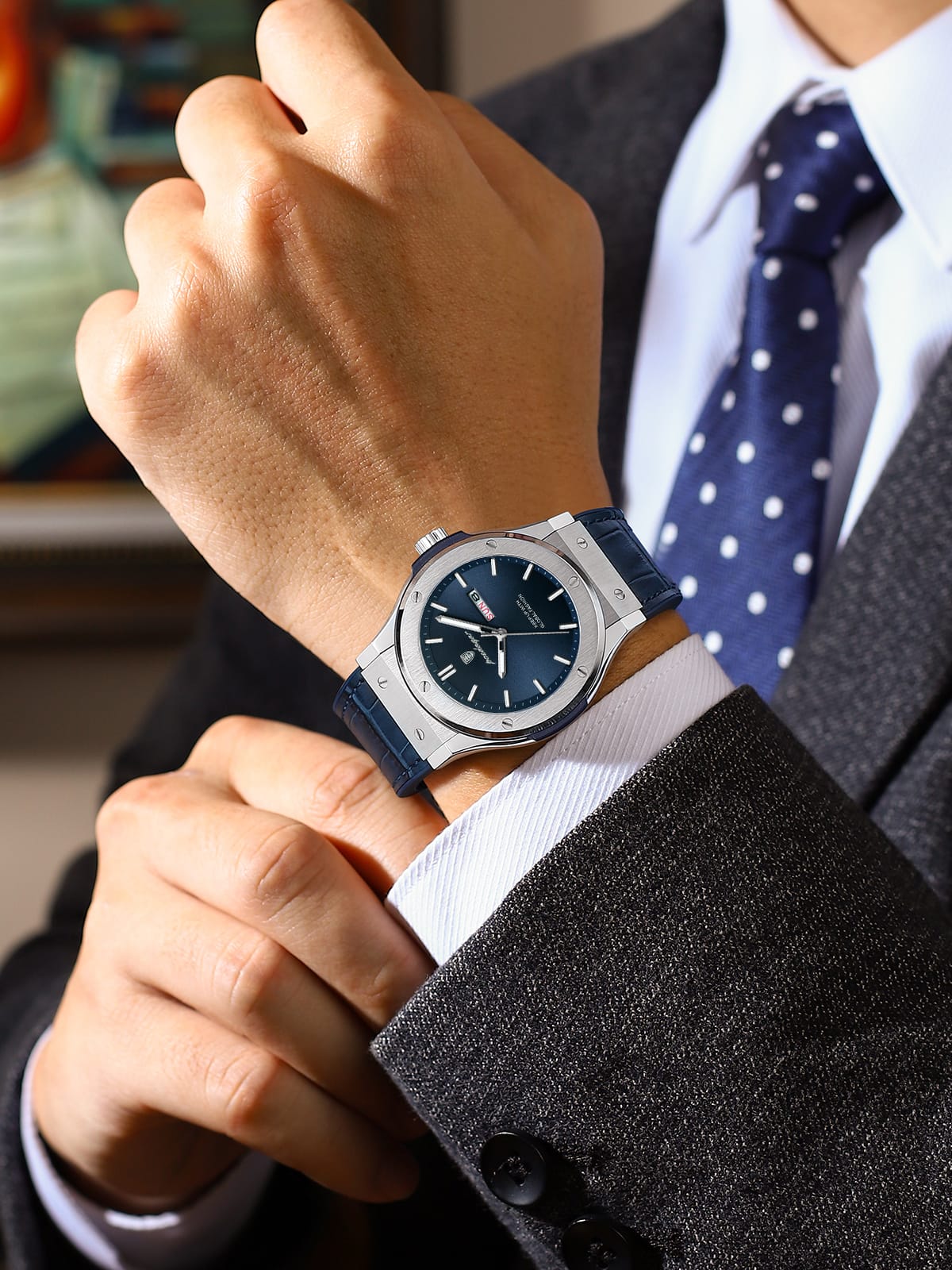 Poedagar Gents 952 day and date watch