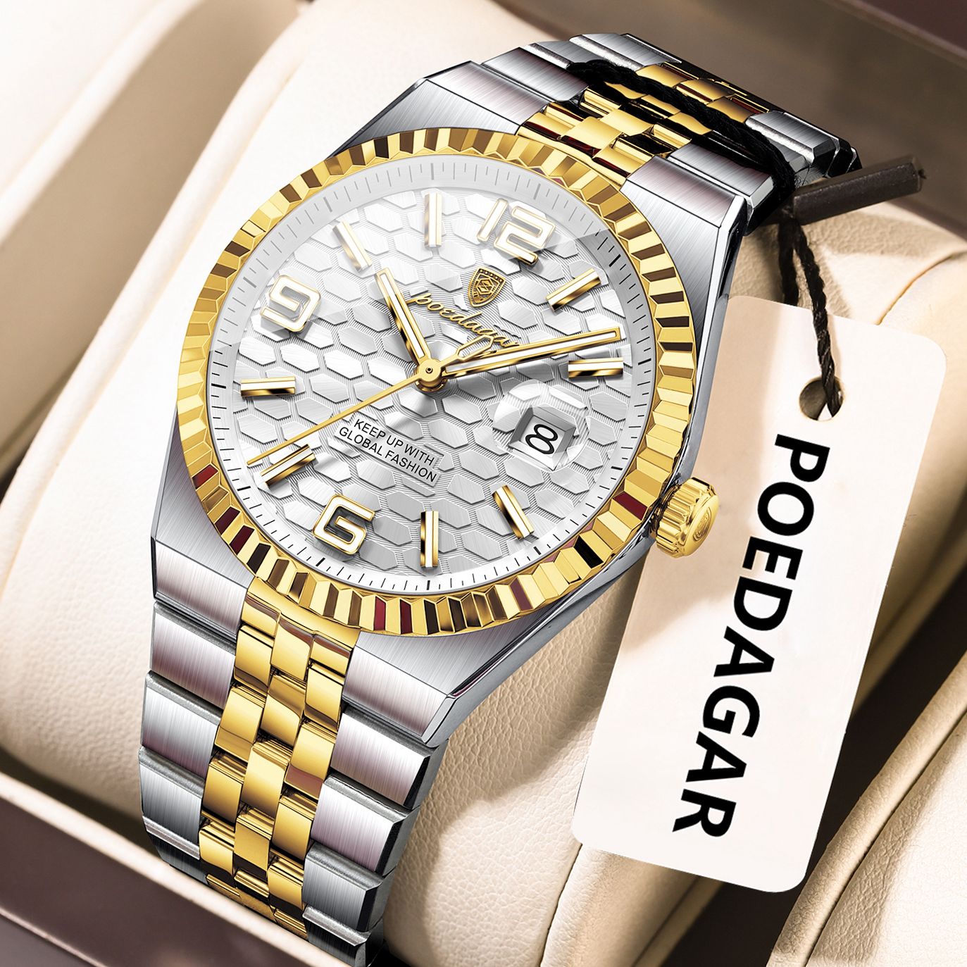 Poedagar 839 sky blue display Business watch