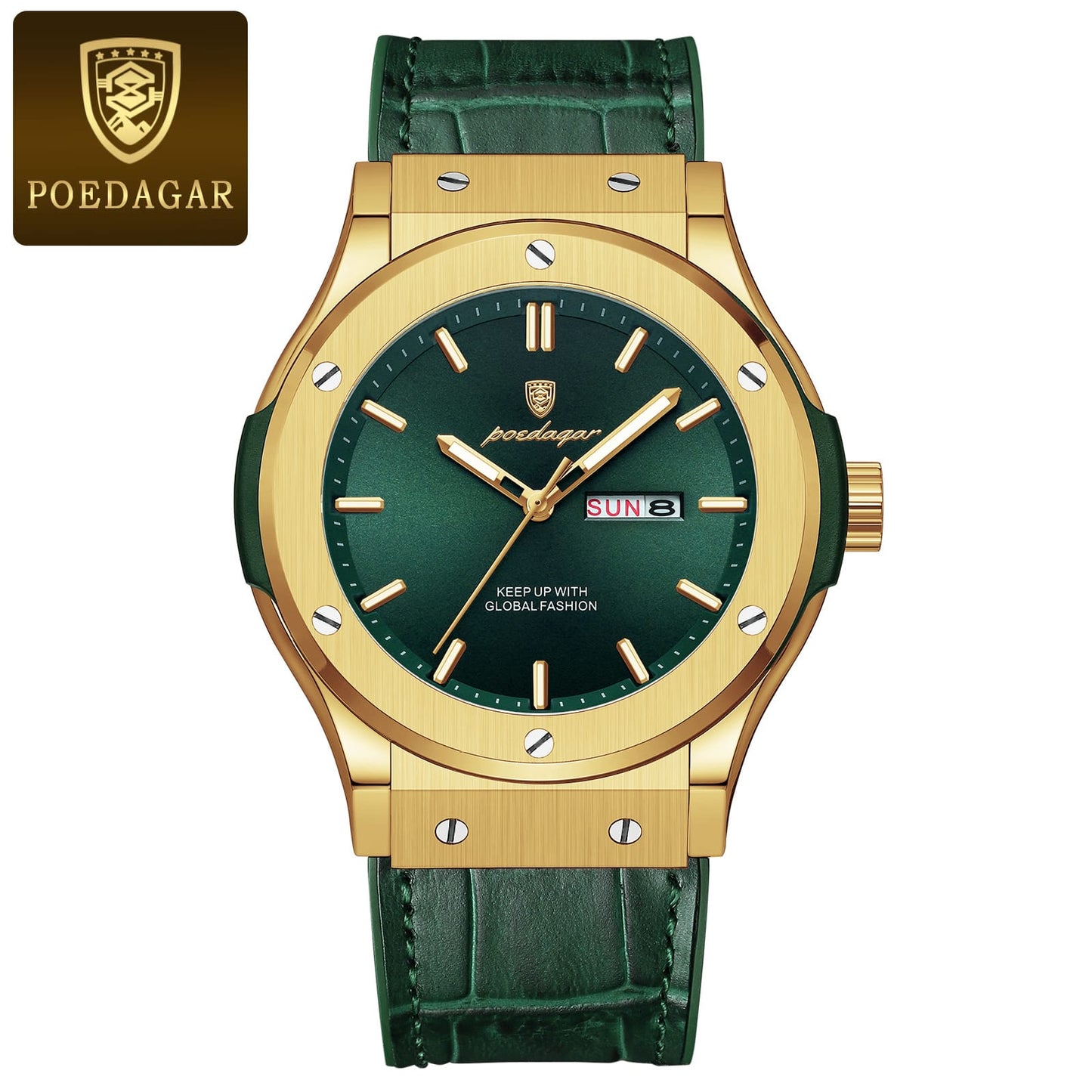 Poedagar Gents 952 day and date watch
